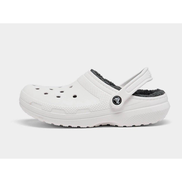 Crocs toddler Classic Lined Clog White size C4 - Picture 1 of 16